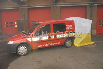 Всплывающие палатки снаружи гражданского строительства строительство