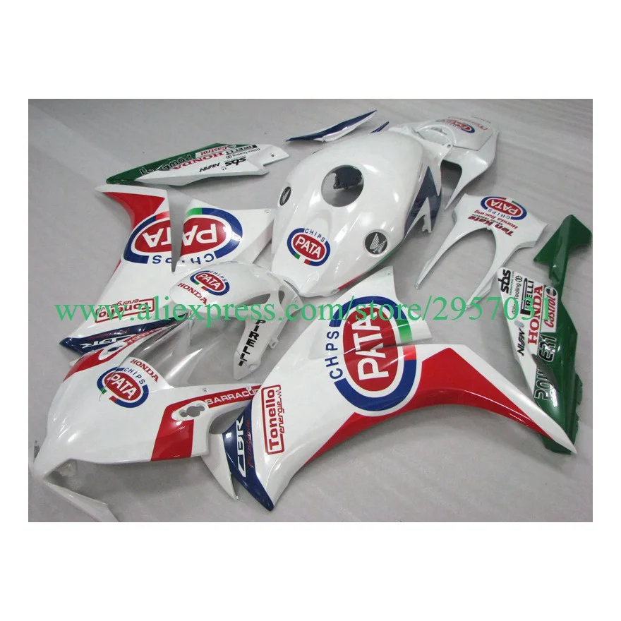 

Free screws+gifts fairing kit for Honda CBR 1000RR White Red PATA 2012 2013 2014 bodywork parts fairings CBR1000RR 12 13 14
