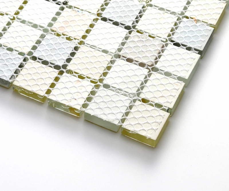 yellow printed puzzle mosaic tiles EHGM1004 for kitchen backsplash bathroom shower wall cover hallway border | Дом и сад