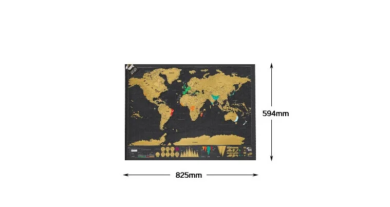Scrachmaps Делюкс стираемая карта мира, Скретч Карта мира, персонализированная карта для путешествий, Скретч Карта, украшение для дома, наклейки на стену