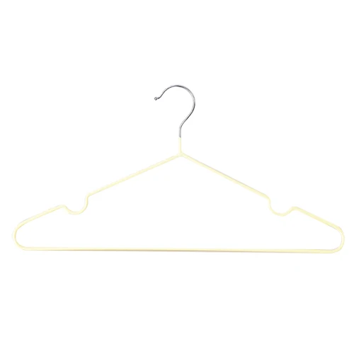 Milk Yellow 10 шт./партия для детей и взрослых, нескользящий металлический крючок для брюк, вешалка для одежды, аксессуары для одежды - Цвет: Milk Yellow