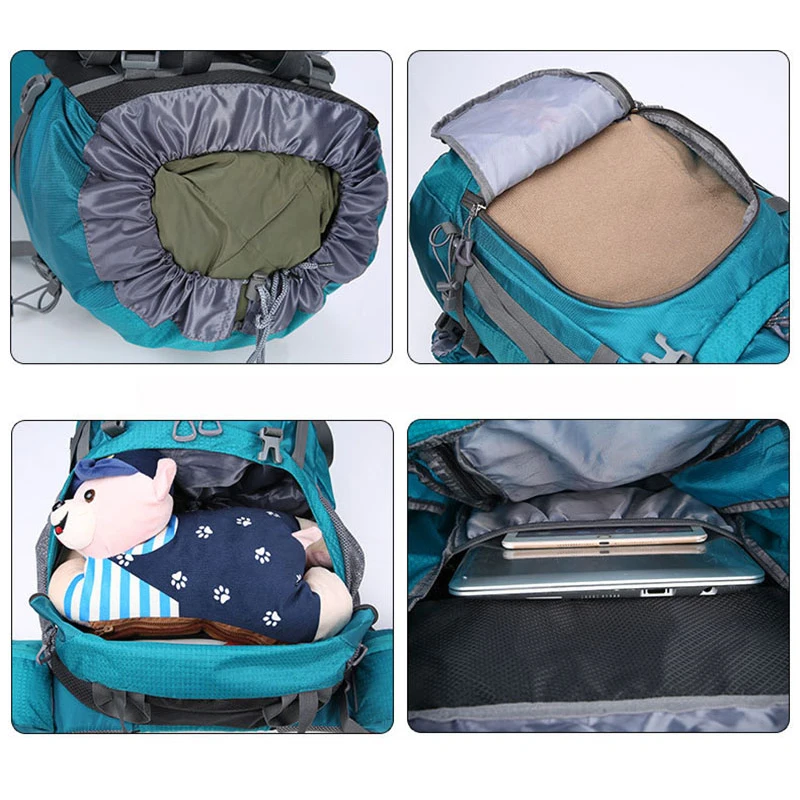80L рюкзак для кемпинга и походов большая уличная сумка нейлон суперлегкая