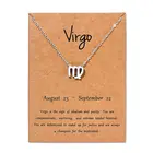 Женское Ожерелье-цепочка с подвеской 12 созвездий, подарок на день рождения