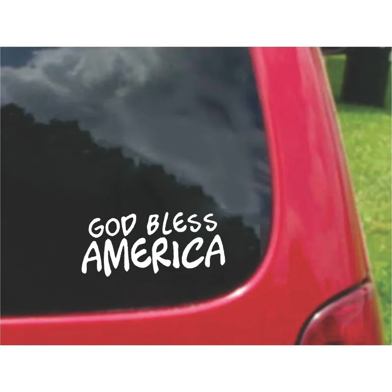 QYPF 16 8 см * 7 2 Индивидуальные виниловые аксессуары GOD BLESS AMERICA автомобильные
