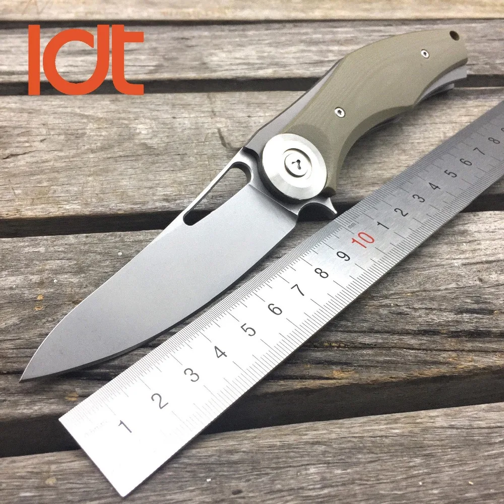Складной нож LDT Bear Dark Wild Boar D2 лезвие из стали G10 тактические ножи Походный