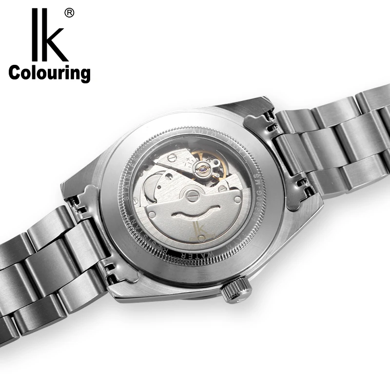 Автоматические механические часы с полностью стальным календарем мужские