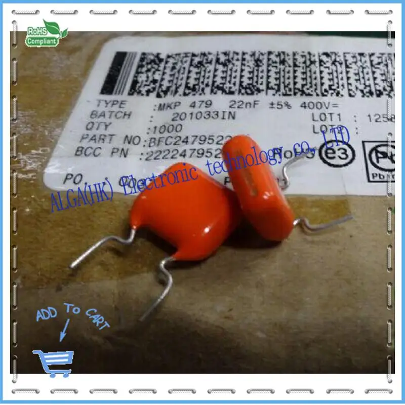 Конденсаторы BC MKP479 CBB 0 022 мкФ и nf 223 400 v p10|p10|nf capacitornf |