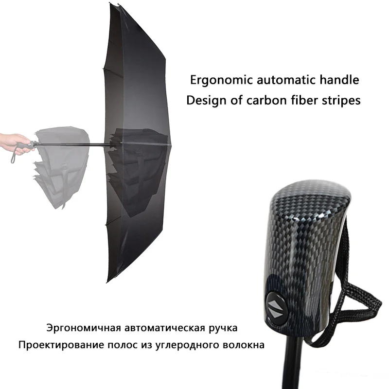 Новый полностью автоматический зонт 3 складных зонта Женский прочный