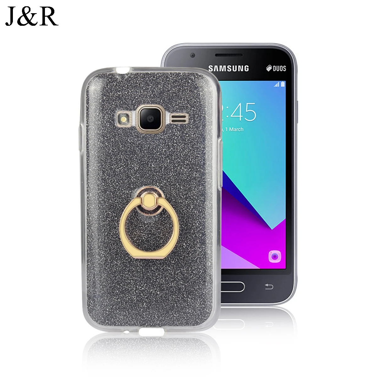 J &amp R блестящий чехол для samsung Galaxy J1 Mini Prime J106F SM-J106F/DS мягкий ТПУ роскошный защитный