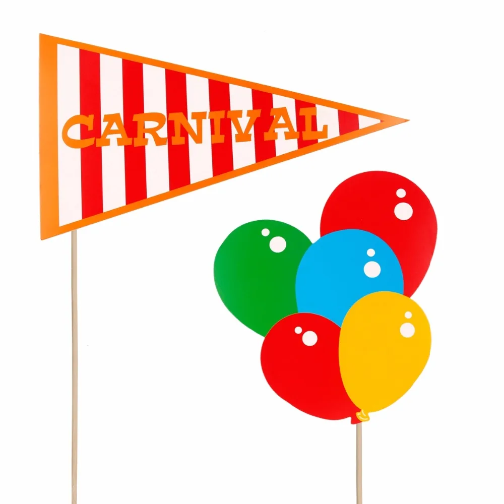 FENGRISE 12 шт. фотобудка клоуна реквизит смешной цирковой клоун Стандартный декор