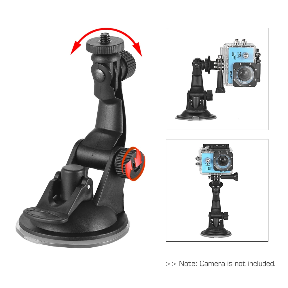 Аксессуары для экшн камеры GoPro hero 7 6 5 4 Xiaomi YI автомобильное крепление на присоске +