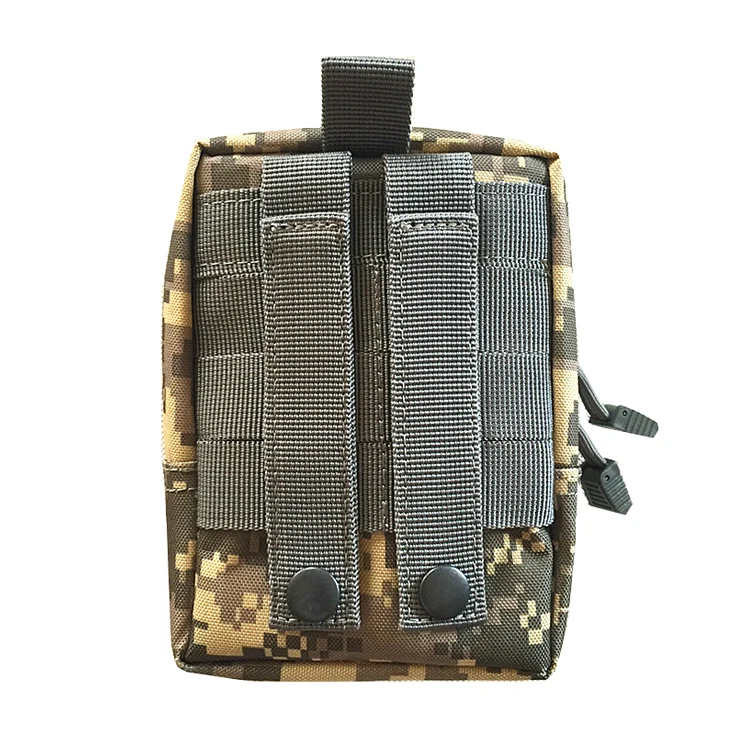 

High quality Outdoor Tactical Equipment Accessories Bag Camouflage Small Pocket Phone Bag Document Bag for Hunting Camping