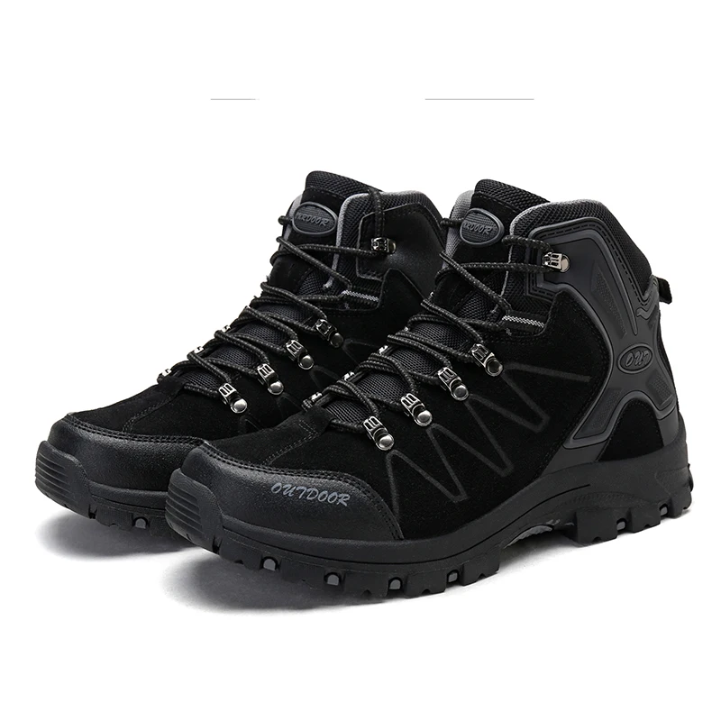 High Quality Men’s Shoes 39-45 Anti-slip Breathable high top Sneakers Summer For Male Wear Resistant Sports | Обувь