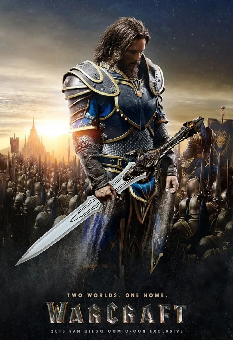 Sir Anduin Lothar Quel Zaram большой королевский меч Anduin Lothar Frostmourne игры фильмы люди SabreMetal коллекция украшений