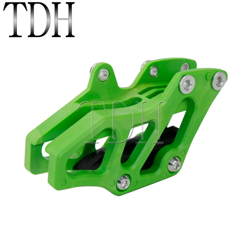 Грязи велосипед мотоцикл зеленый пластик цепи Guard Защита протектор для Kawasaki KX250F