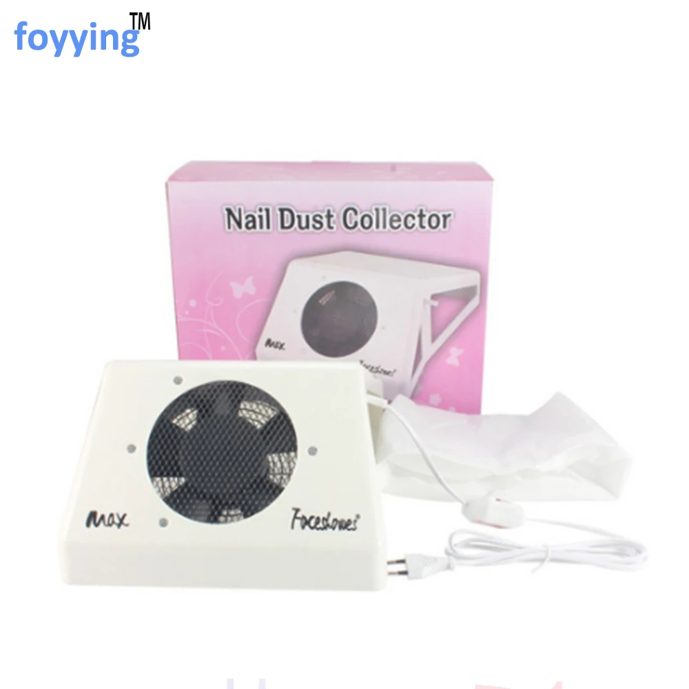 foyying 65W Strong Adjustable Speed Collector For Nail Dust Fan Vacuum Cleaner Manicure Tool Suction Art Equipme | Красота и здоровье