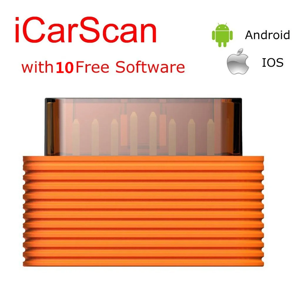 10 шт./лот LAUNCH X431 ICARSCAN Автомобильный сканер для считывания кода с 10 программным обеспечением бесплатно для Android/ios лучше, чем CRP123 CRP129 IDIAG