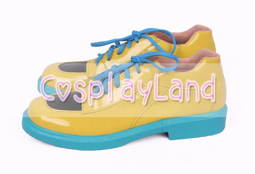 Persona 5 Ryuji Sakamoto Yellow Cosplay Shoes Flat Costume Accessories For Men Custom Made | Тематическая одежда и