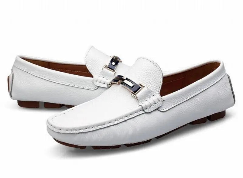100% GENUINE LEATHER MEN SHOES handmade big size Driving shoes casual breathable moccasin hole summer Soft Loafers Oxfords | Обувь