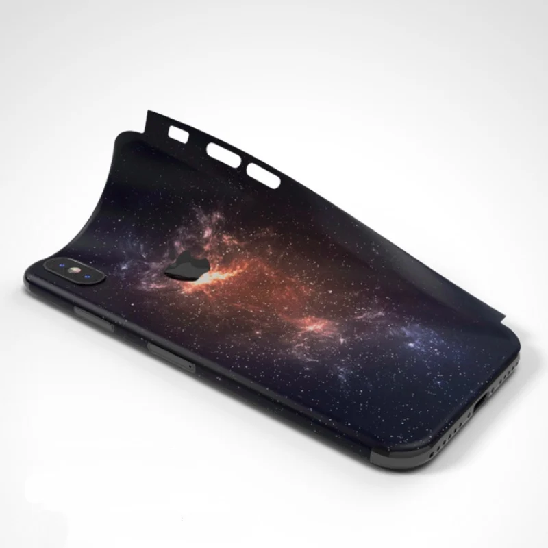 Наклейка на телефон для Apple 6/6S 7 8 Plus, наклейка на телефон для iPhone X XR Xs Max, защита задней крышки, пленка с бесплатной прозрачной крышкой