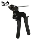 Кабельная Стяжка для 2,4-9 мм, кабельная стяжка из нержавеющей стали, ручной инструмент для закрепления кабеля, Высококачественная кабельная стяжка, цвет черный