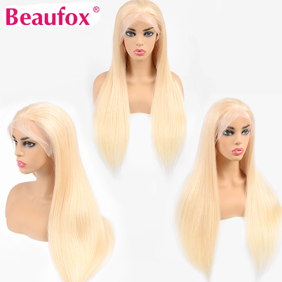613 блонд кружевные передние парики бразильские прямые человеческие волосы для