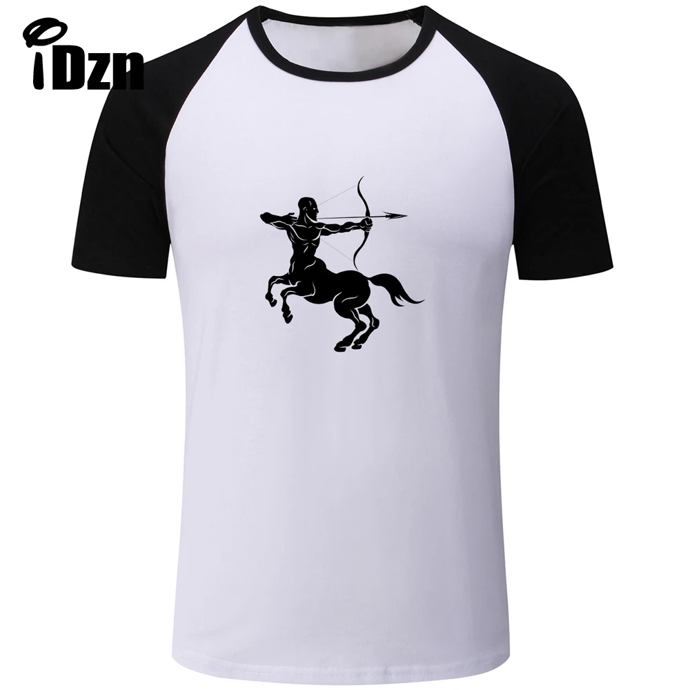 IDzn Мужская футболка унисекс 12 созвездий для стрельца символ 23 ноября по 21 декабря