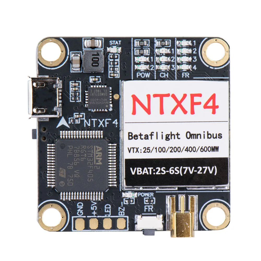 NTXF4-FC F4 Flight Control Integrated OSD 600MW 5.8G Power Adjustable Image Transfer | Игрушки и хобби