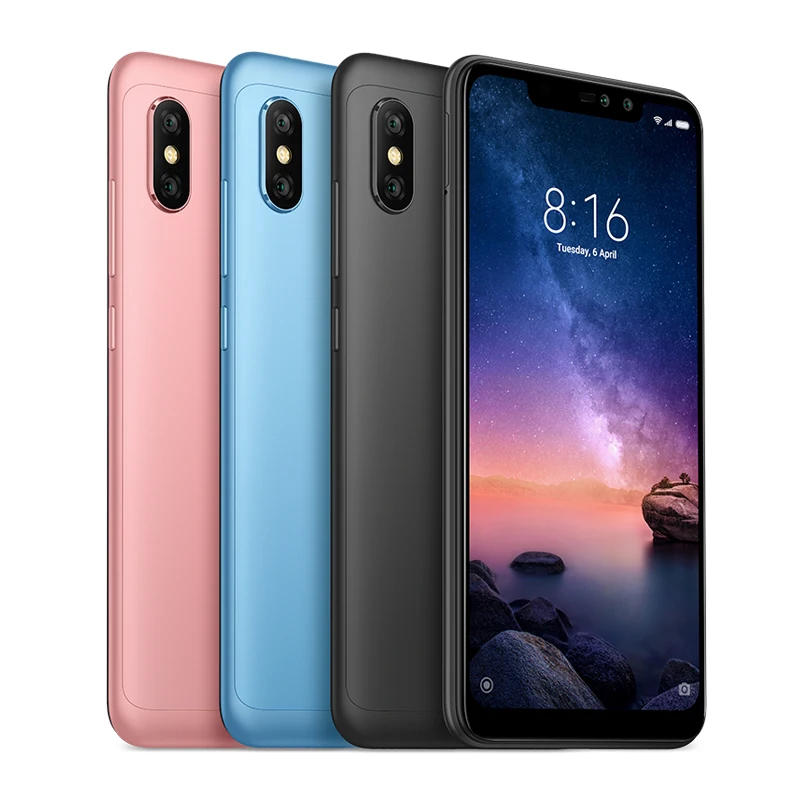 Новая глобальная версия Xiaomi Redmi Note 6 Pro мобильный телефон 4 Гб ОЗУ 64 ПЗУ Snapdragon 636