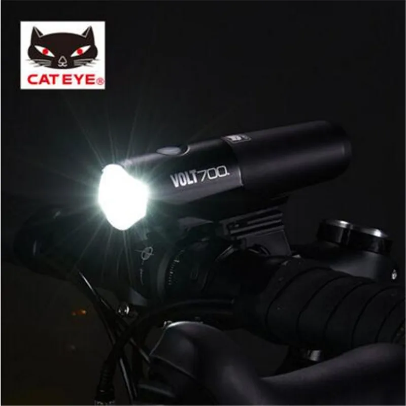 CATEYE VOLT700/800 велосипедный фонарь портативный передний свет лампы перезаряжаемый