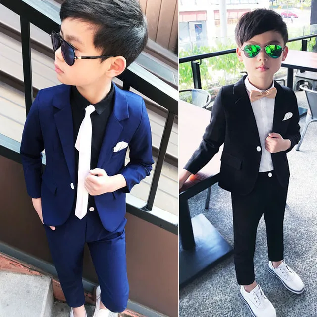 Boys Blazer &amp pants for party wedding Spring Children's Clothing Sets baby boy sports suit sets kids clothing boys formal suits |