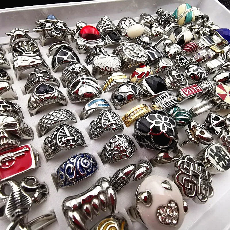 Мужские и женские кольца MixMax из титановой стали литые Индивидуальные Кольца