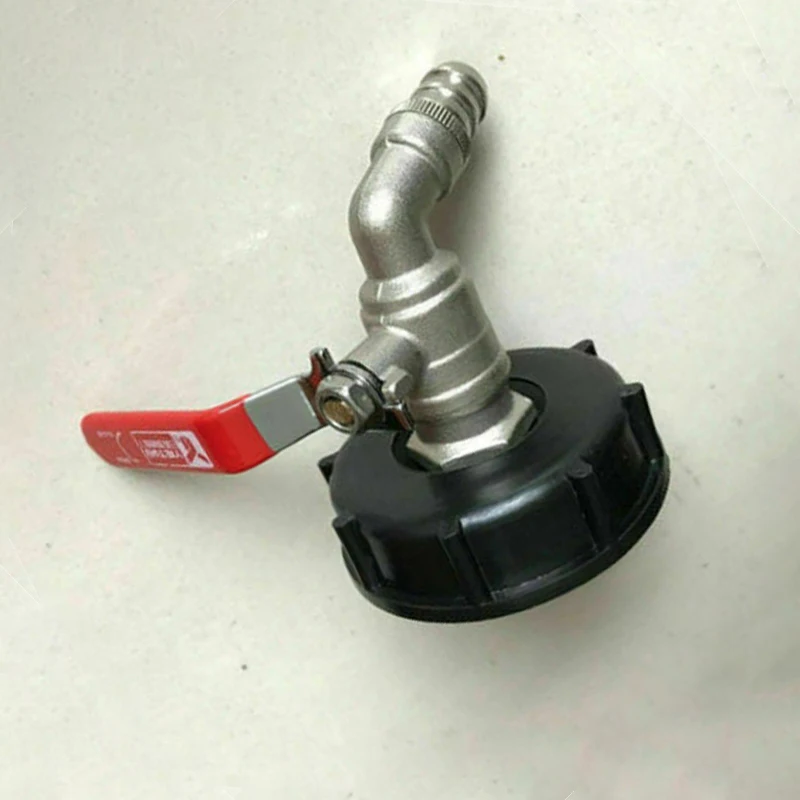 6 точек латунный кран сопло для воды + IBC тонн баррель бабочка клапан 100 мм адаптер 2