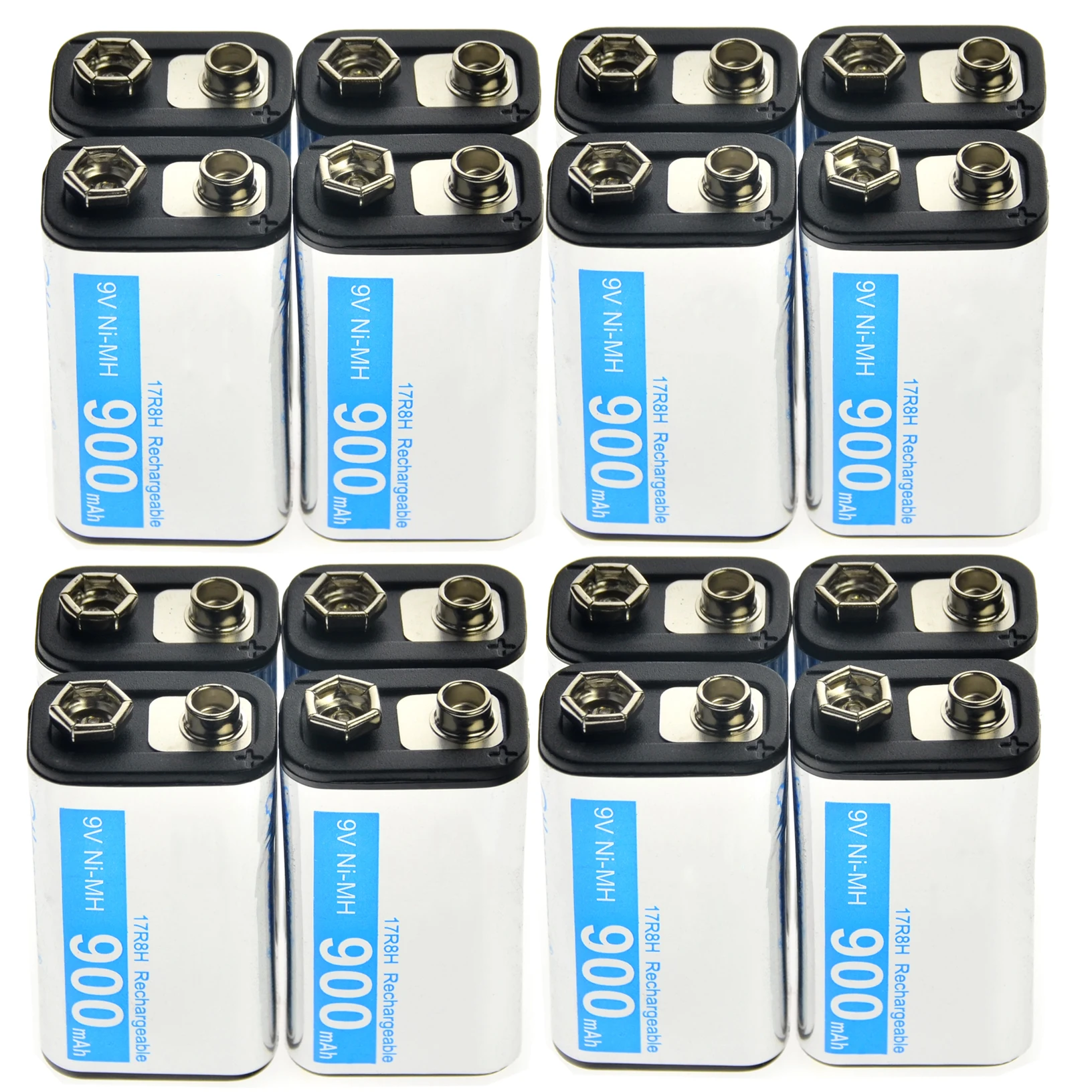 2 24 шт 9 V 900 mAh аккумуляторная батарея прочный аккумулятор PPS черный NiMh блок