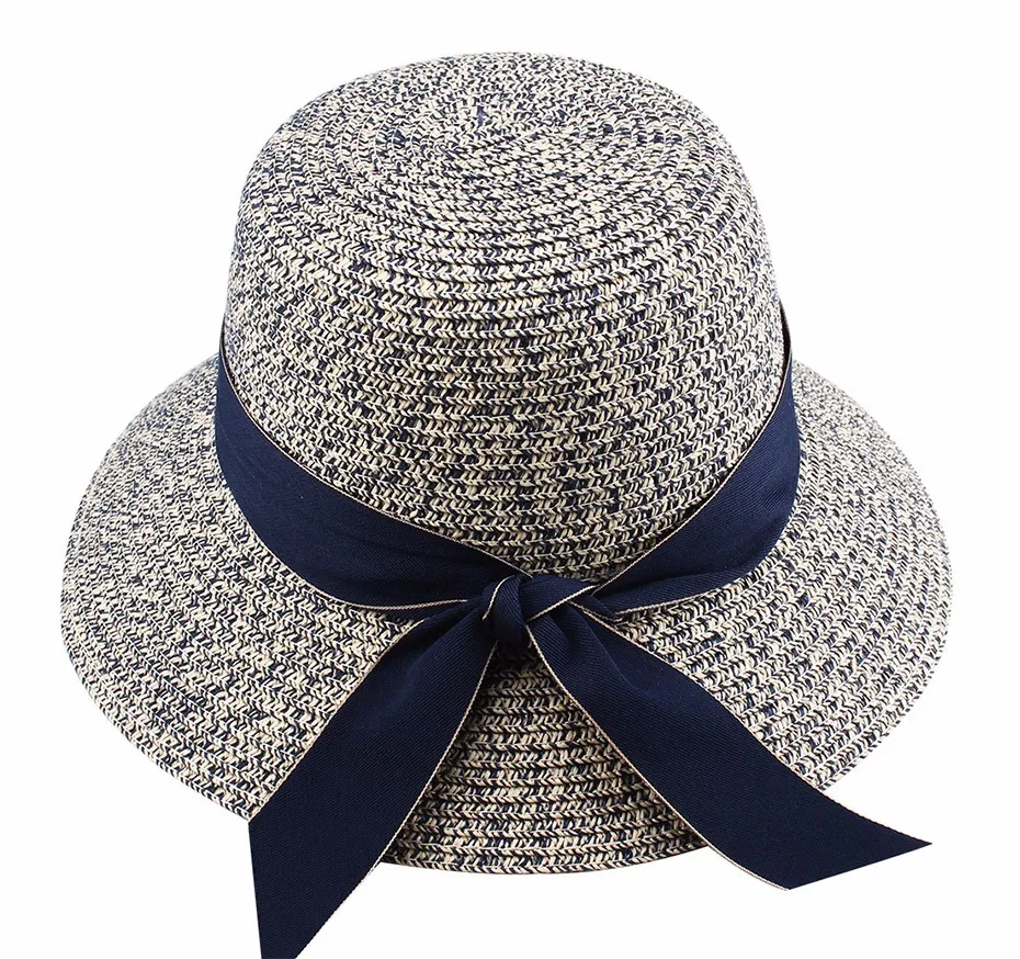 FURTALK летняя шляпа для женщин соломенной шляпе для beach sun hat путешествия ведро hat панама
