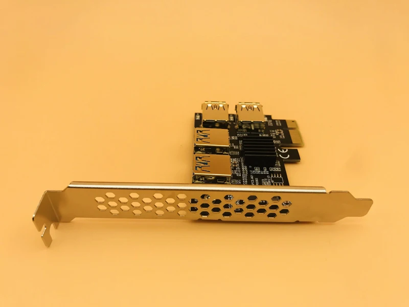 Переходная карта Gold USB 3 0 PCI-E Express 1x к 16x PCIE 1 4 слота PCIe МУЛЬТИПЛИКАТОРНАЯ для