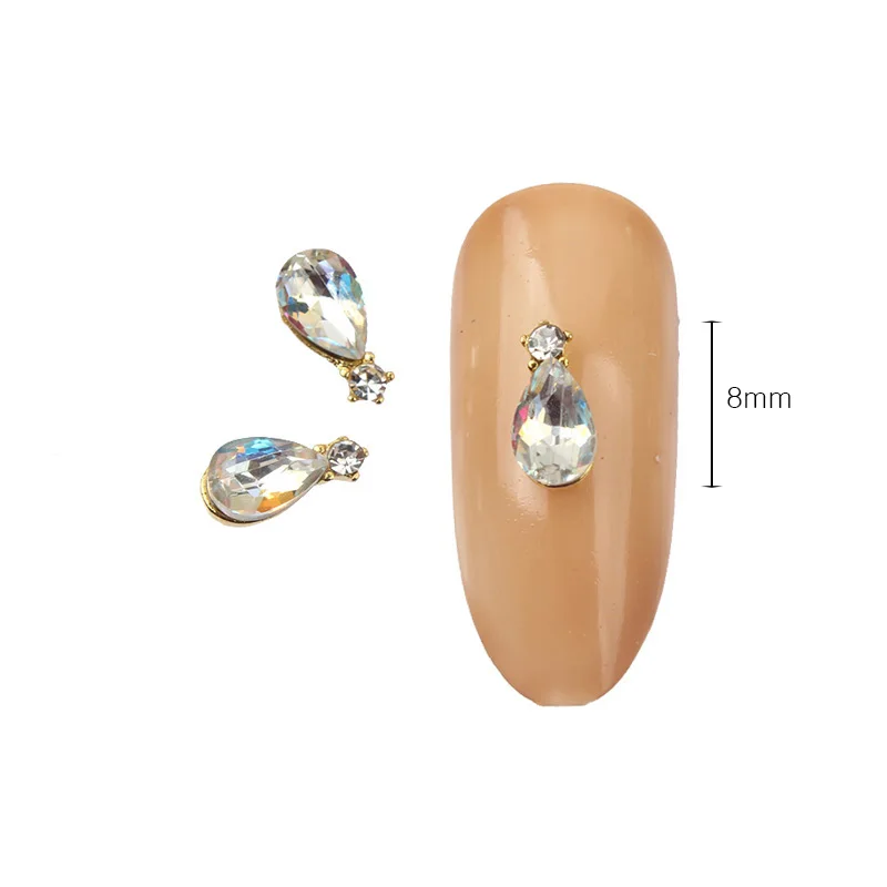 Сплав бриллиант Стразы для ногтевого дизайна со стразами 20/50 шт./упак. модный