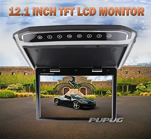 Новые HD 1080 P Черный 12.1 &quotСВЕТОДИОДНЫЙ Цифровой Экран 12 В ~ 24 Монтируемые На Крыше