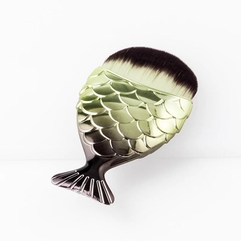 1 шт. Кисть для макияжа в форме русалки пудра румяна основа под макияж косметика