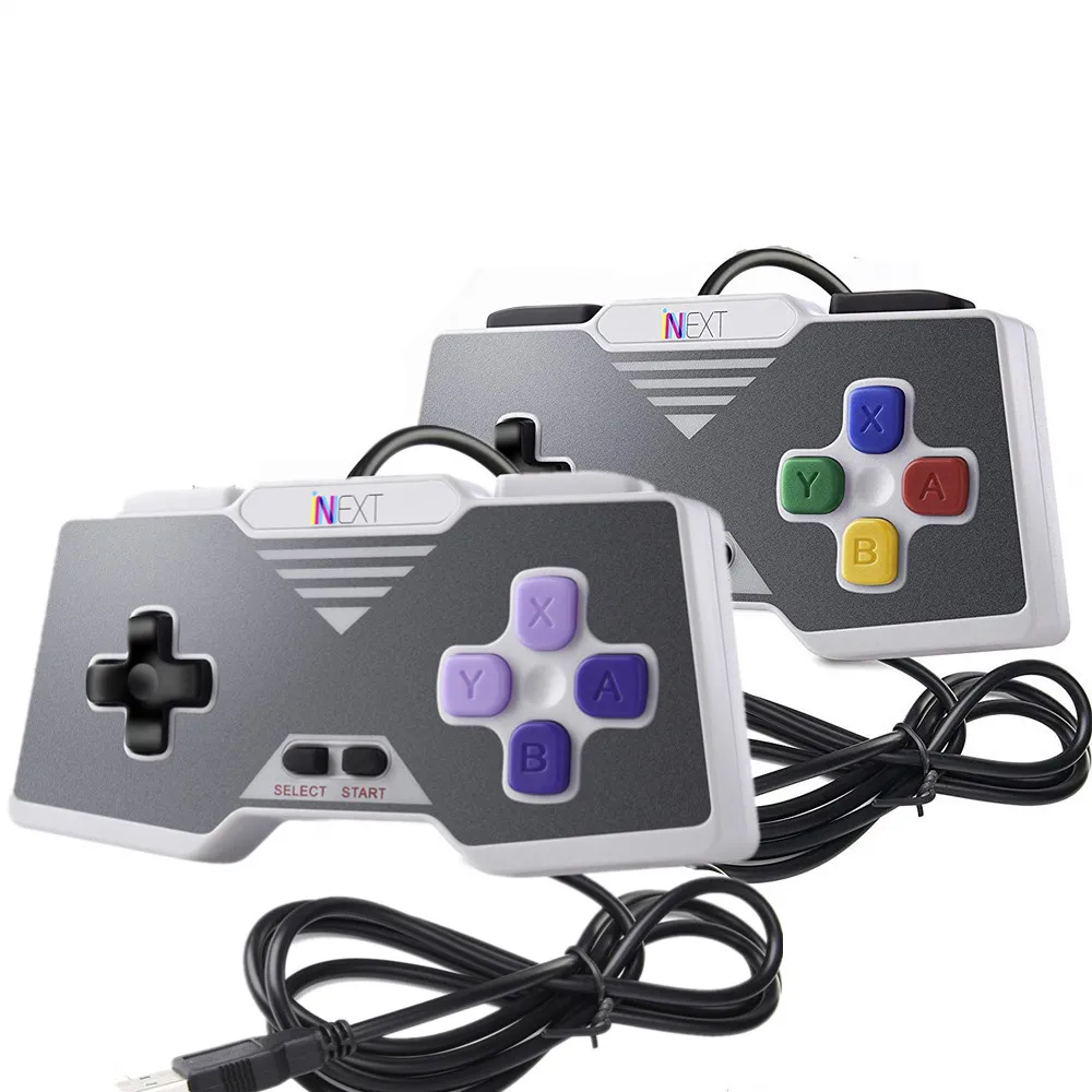 2pck USB контроллер Классический игровой джойстик контроллер для SNES игровой коврик для Windows PC MAC компьютерный джойстик