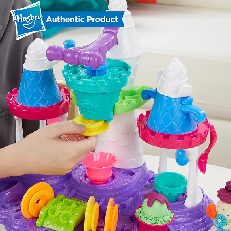 Hasbro Play-Doh кухня творения мороженое замок вечерние Play Doh поставки слаймов Веселая фабрика глина детские игрушки