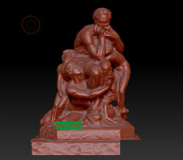 

3D модель, рельеф STL модели форматов файлов Goddess of mercy Ugolino