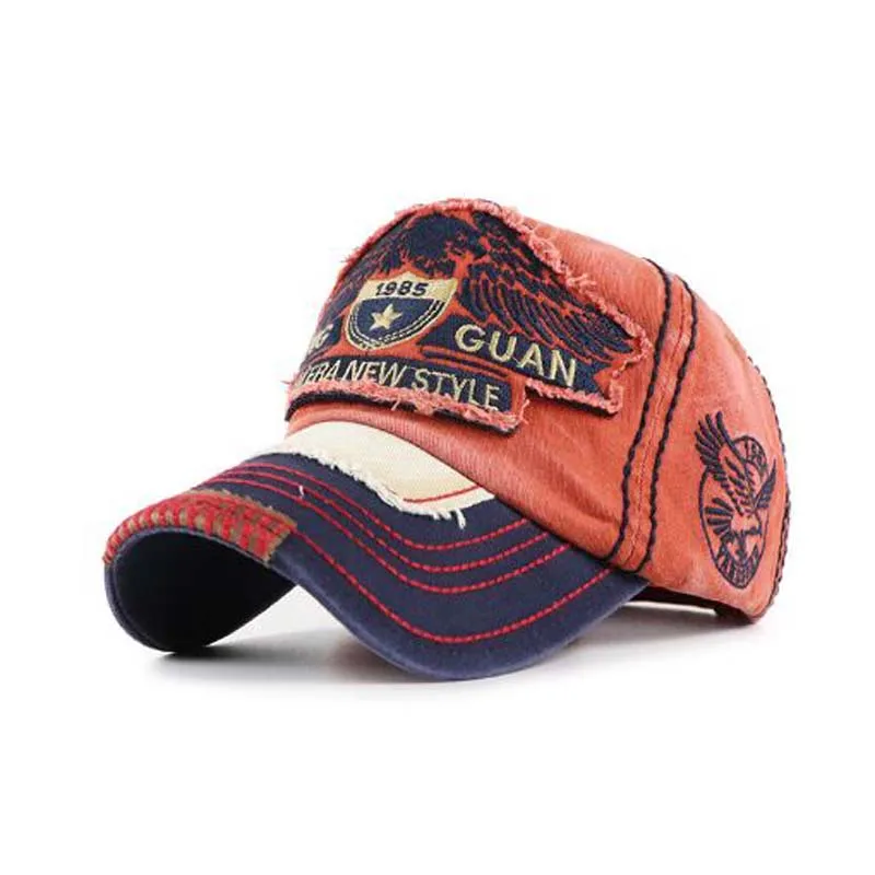 

Europe America Embroidery Washing Do Old Parent-child Baseball Caps Spring Autumn Brand Snapback Cotton Hats For Women Men