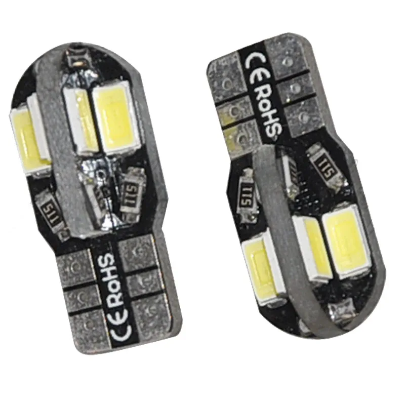 Горячая 20 шт Canbus T10 194 168 W5W 5730 8 светодиодный SMD белый автомобильный боковой