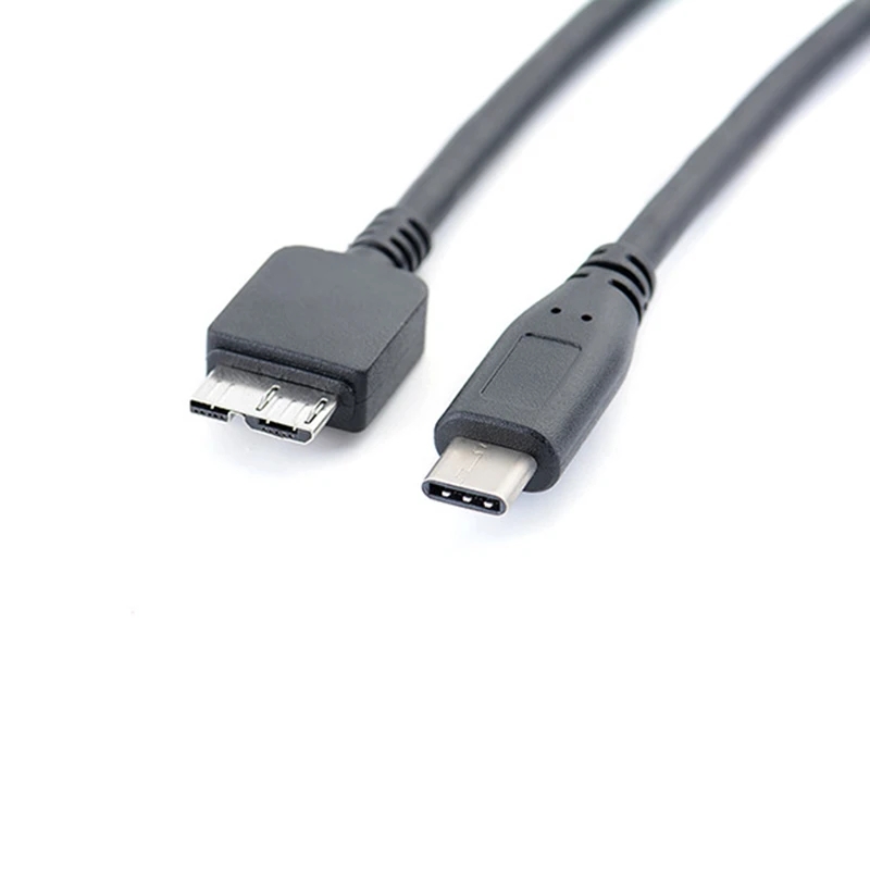 Кабель для передачи данных 0 3 м USB 1 Type C к Micro B разъем MAC BOOK WINDOWS ПК OTG внешний жесткий