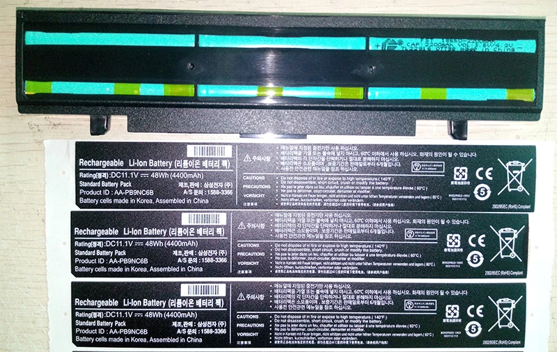 Ноутбук Батарея для SAMSUNG R540 RV520 R528 RV511 NP300 R525 R425 RC530 R580 AA-PB9NC6W AA-PB9NS6B