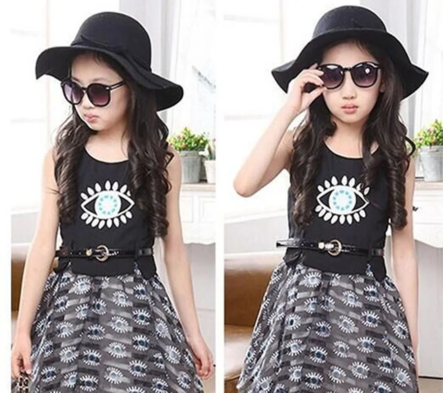 Пляжная кепка в английском стиле с большим капюшоном для маленьких девочек