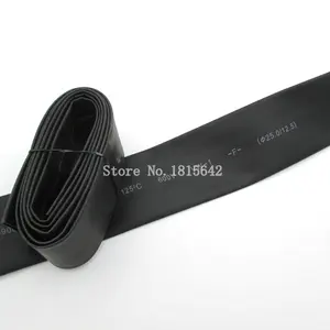 Термоусадочная трубка черного цвета, 1 метр, 25 мм