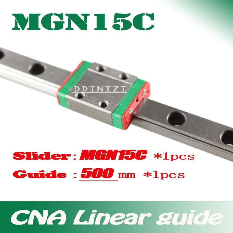 15 мм линейная направляющая MGN15 500 + MGN15C длинная каретка для оси ЧПУ X Y Z Бесплатная