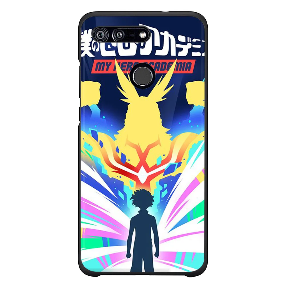 Мягкий силиконовый защитный чехол из ТПУ с мультяшным рисунком для Honor 10 черный
